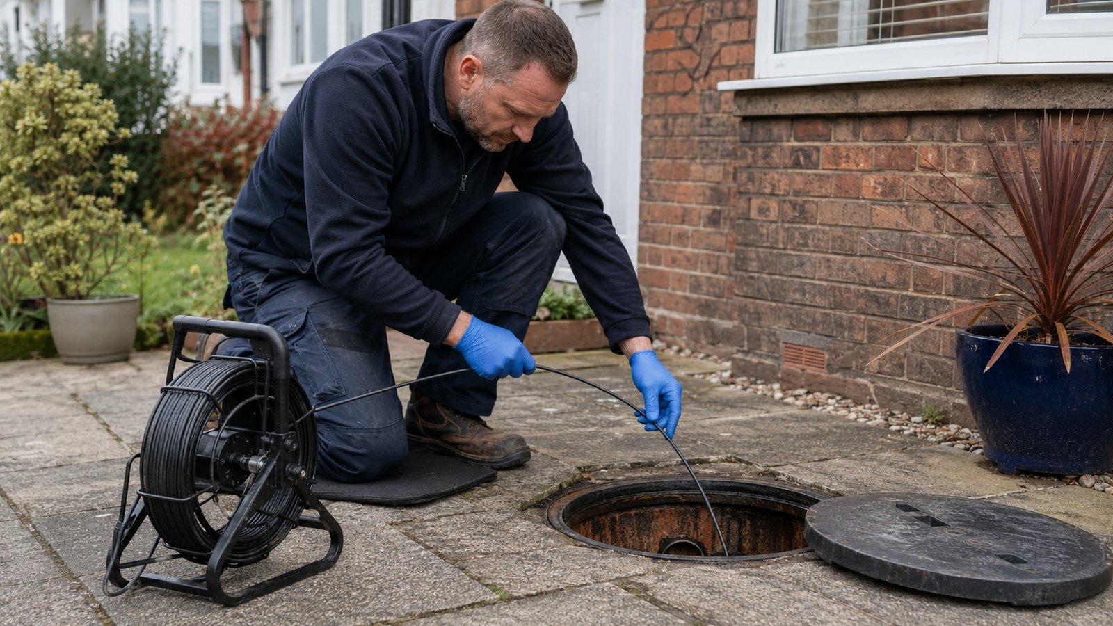 CCTV Drain Survey — UK drainage example